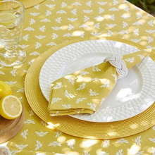 Load image into Gallery viewer, Bee Napkins | Ochre - Set of 4