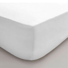 Load image into Gallery viewer, Bianca 200TC Cotton Percale Fitted Sheet | White