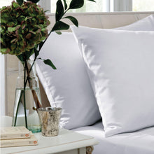 Load image into Gallery viewer, Bianca 200TC Cotton Percale Fitted Sheet | White
