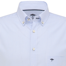Load image into Gallery viewer, Fynch Hatton Oxford Long Sleeve Shirt | Navy / Blue Stripe / Pink