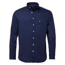 Load image into Gallery viewer, Fynch Hatton Oxford Long Sleeve Shirt | Navy / Blue Stripe / Pink