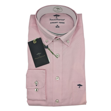 Load image into Gallery viewer, Fynch Hatton Oxford Long Sleeve Shirt | Navy / Blue Stripe / Pink