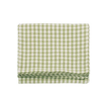Load image into Gallery viewer, Gingham Tablecloth 130cm x 180cm | Pale Olive