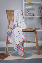 Load image into Gallery viewer, Foxford Multi Coloured Spot Baby Blanket