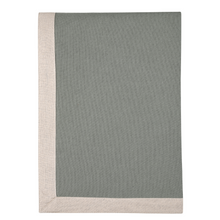 Load image into Gallery viewer, Duo Table Cloth | Petrol / Khaki / Linen