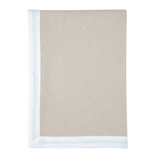 Load image into Gallery viewer, Duo Table Cloth | Petrol / Khaki / Linen