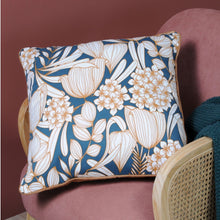 Load image into Gallery viewer, Stof-Cushion-50X50-Petrol-lifestyle-solo.jpg