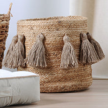 Load image into Gallery viewer, Stof-Maldives-Jute-bag-30x30-Front