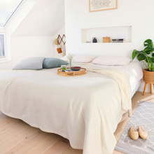 Load image into Gallery viewer, Biederlack Bedspread Ecru Throw 220x240