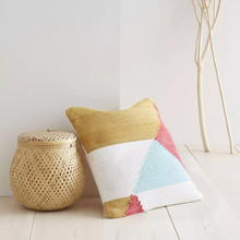 Load image into Gallery viewer, Pineapple Elephant Dalia Geo Cushion | 43cm x 43cm