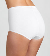 Load image into Gallery viewer, A model showing the back of the Sloggi Maxi Brief in White. 
