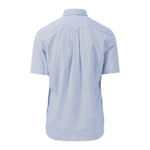 Load image into Gallery viewer, Rear view of the Fynch Hatton Short Sleeve Shirt Lavender 
