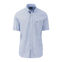 Load image into Gallery viewer, Front view Fynch Hatton Short Sleeve Shirt Lavender 
