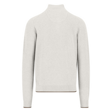 Load image into Gallery viewer, Light gray turtleneck sweater on a white background
