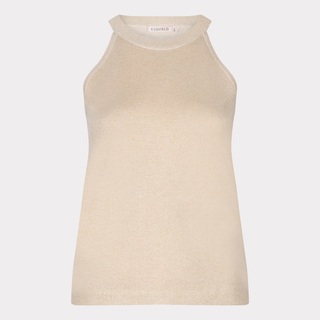 Esqualo Lurex Halter Top