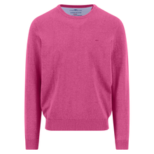 Load image into Gallery viewer, Front of Fynch Hatton Superfine Cotton Round Neck in Malaga
