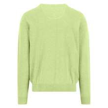 Load image into Gallery viewer, Light green sweater on a white background
