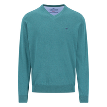 Load image into Gallery viewer, Fynch Hatton Superfine Cotton V-Neck
