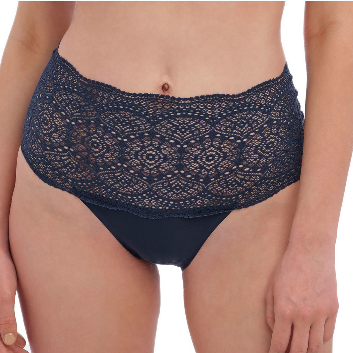 Fantasie Lace Ease Invisible Stretch Full Brief | Navy