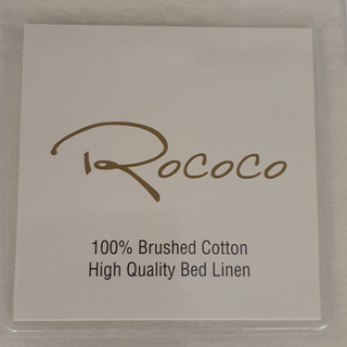 Rococo Flannelette Sheet Set | Blue Grey / Ivory