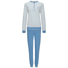 Load image into Gallery viewer, Pastunette Striped Cuff Leg Pyjama Set
