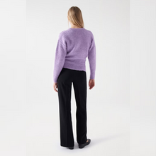 Load image into Gallery viewer, Salsa Knitted Wool Jumper with Pearls | Lilac
