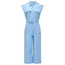 Load image into Gallery viewer, Salsa Light Denim Jumpsuit
