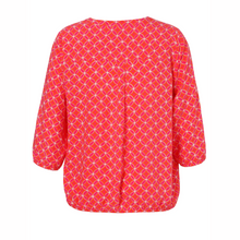 Load image into Gallery viewer, Via appia printed top in coralprint colour
