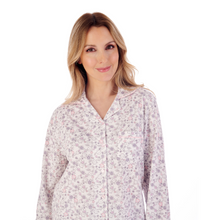Load image into Gallery viewer, Slenderella Floral Print Cotton Pyjamas | Grey
