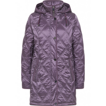 Load image into Gallery viewer, Barbara Lebek Diamond Quilted Coat | Lavender
