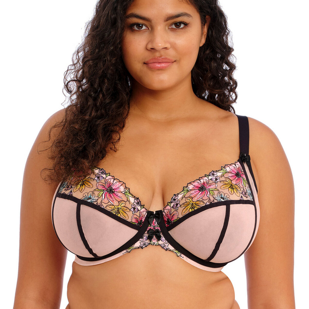 Elomi Carrie Plunge Bra | Pink
