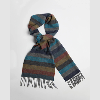 Foxford Multistripe Lambswool Scarf