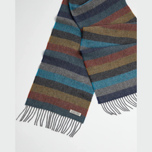 Load image into Gallery viewer, Foxford Multistripe Lambswool Scarf
