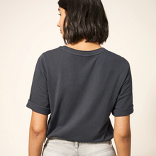 Load image into Gallery viewer, Annabel Embroidered Tee | Charcoal
