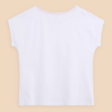 Load image into Gallery viewer, whitestuff anthea top in white colour showing back off top
