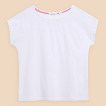 Load image into Gallery viewer, whitestuff anthea top in white colour showing front off top
