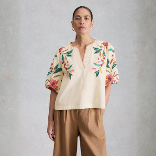 White Stuff Maeve Embroidered Top