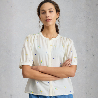 White Stuff Lana Embroidered Top