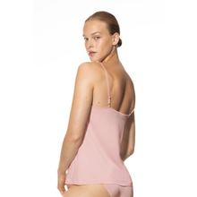 Load image into Gallery viewer, Woman wearing a pink camisole against a white background
