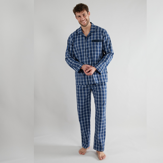 Gotzburg Pure Cotton Check Mens Pyjamas