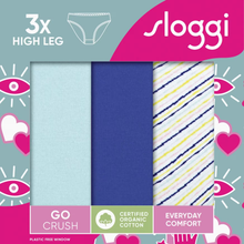 Load image into Gallery viewer, Sloggi Go Crush 3 Pack High Leg Brief
