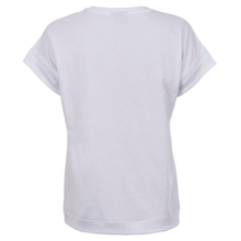 Load image into Gallery viewer, White t-shirt on a white background
