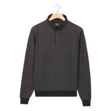 Load image into Gallery viewer, Gray sweater on a hanger against a white background
