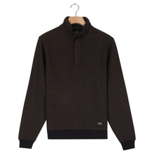 Load image into Gallery viewer, Brown sweater on a hanger against a white background
