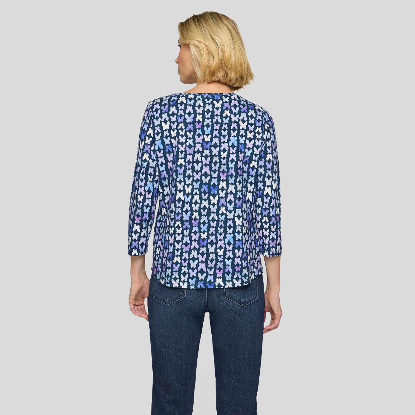 Load image into Gallery viewer, Rabe Butterfly Print Top
