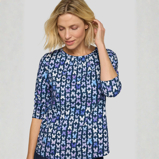 Rabe top worn by a model