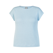 Load image into Gallery viewer, Light blue t-shirt on a white background
