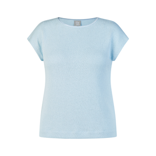 Light blue t-shirt on a white background