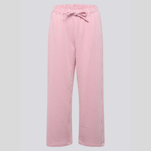 Load image into Gallery viewer, Pink checkered pants on a light gray background
