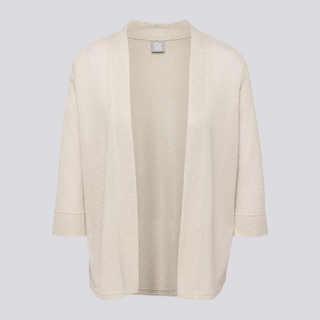 Beige cardigan on a light gray background
